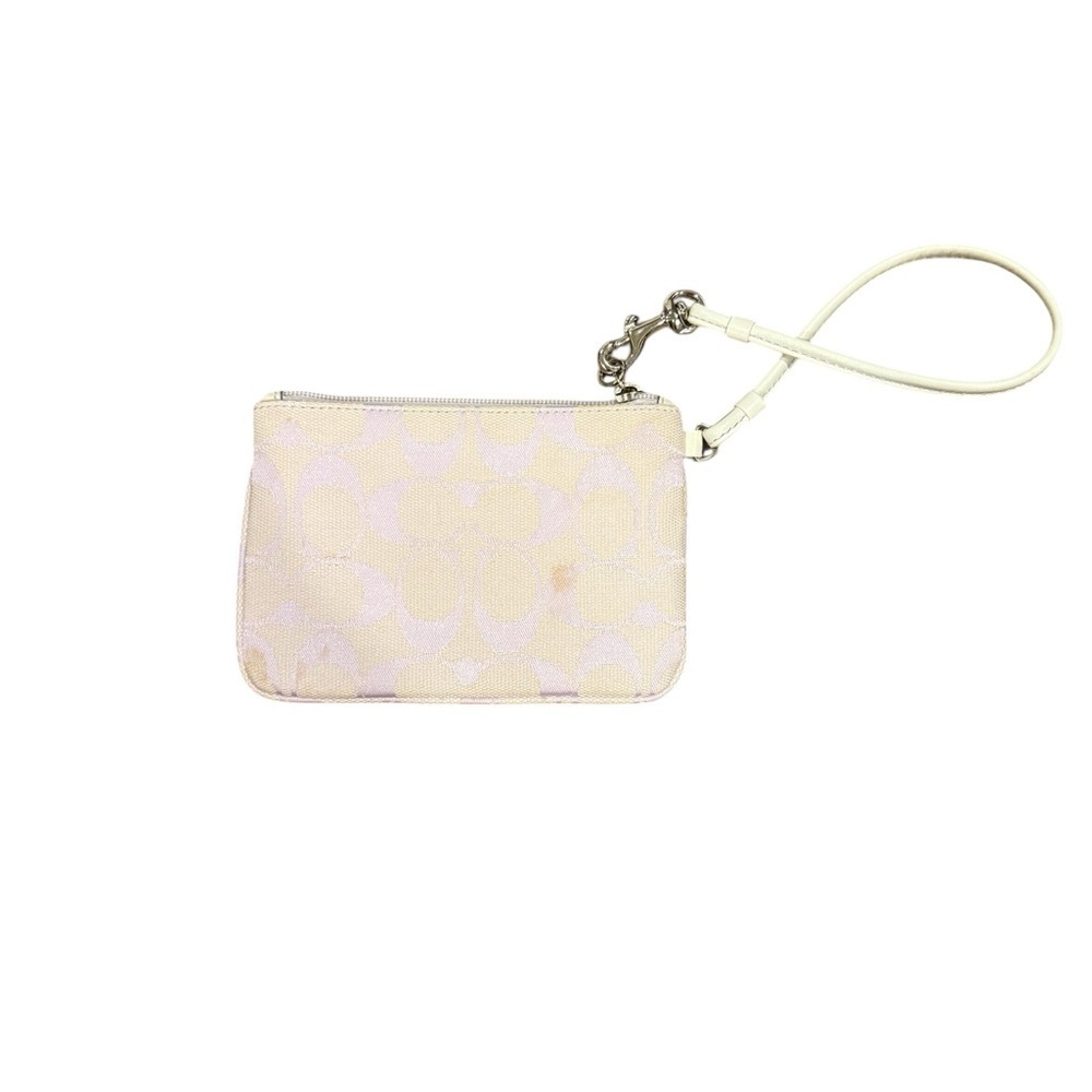 COACH Light Pink Wristlet with Strap - Picture 3 of 5